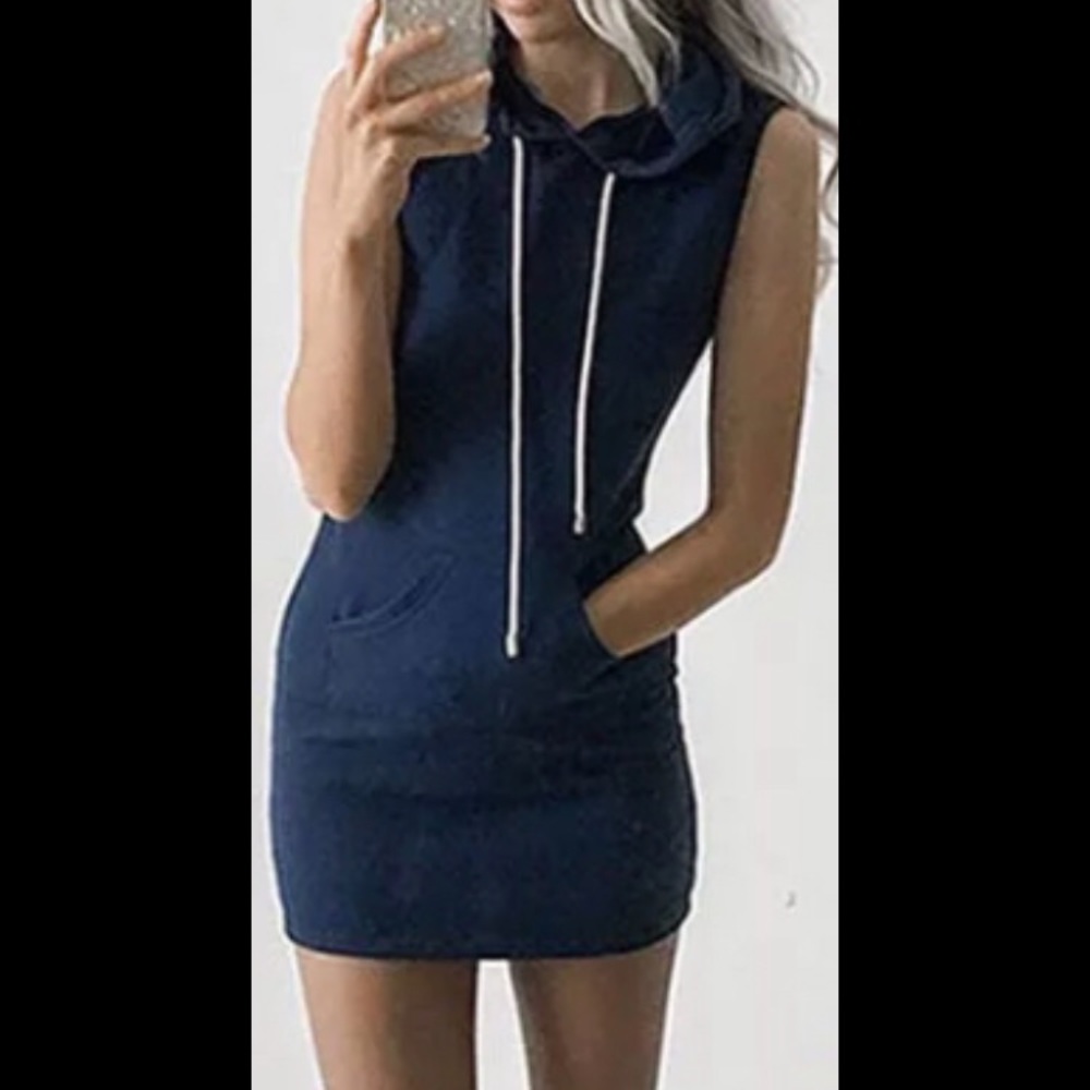 Hoodie mini dress